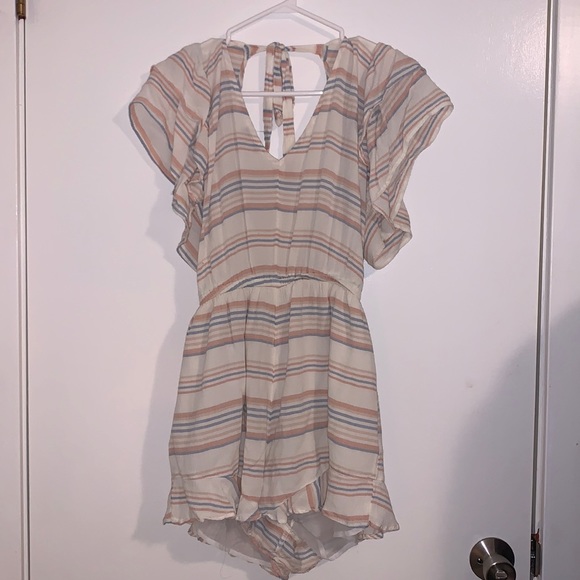 Striped Romper American Eagle - Picture 1 of 2